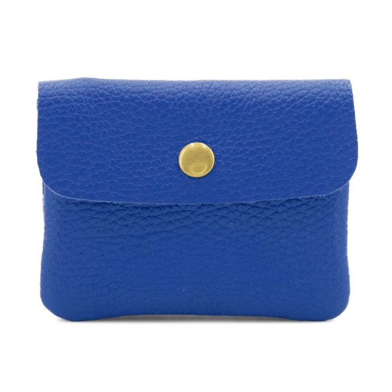 Leather Purse - Cobalt